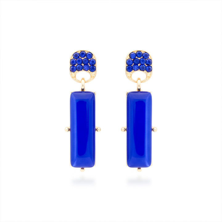 Royal Blue Opulence Earrings