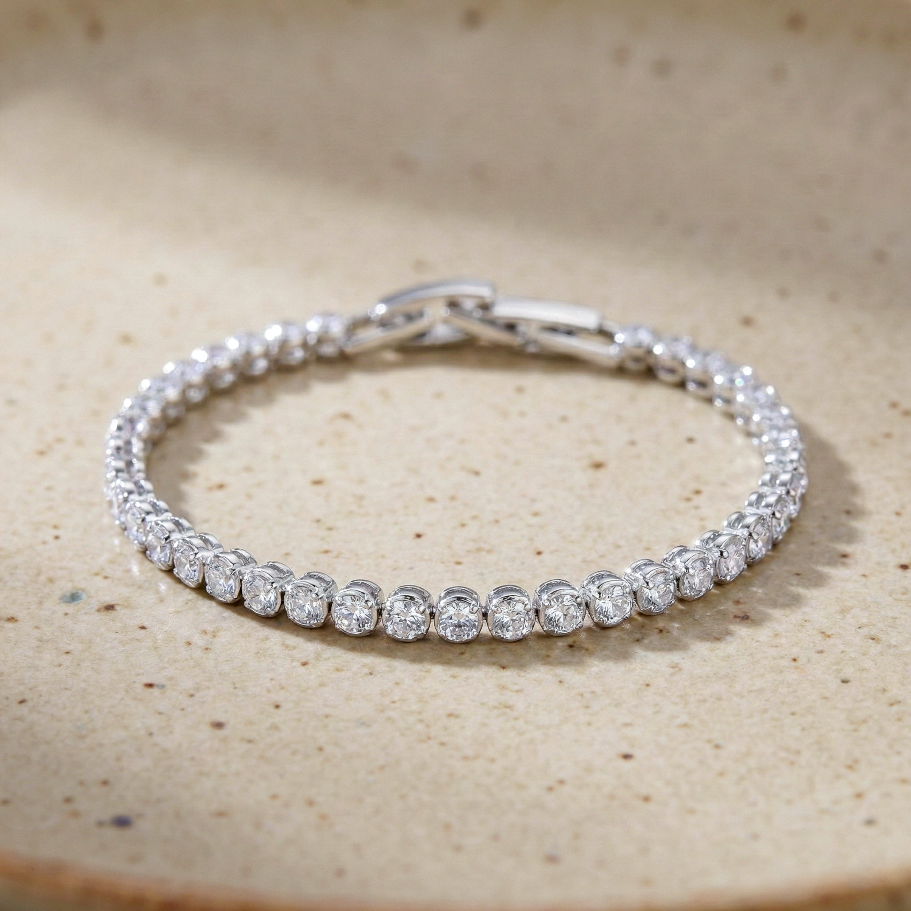 Radiant Line Crystal Bracelet