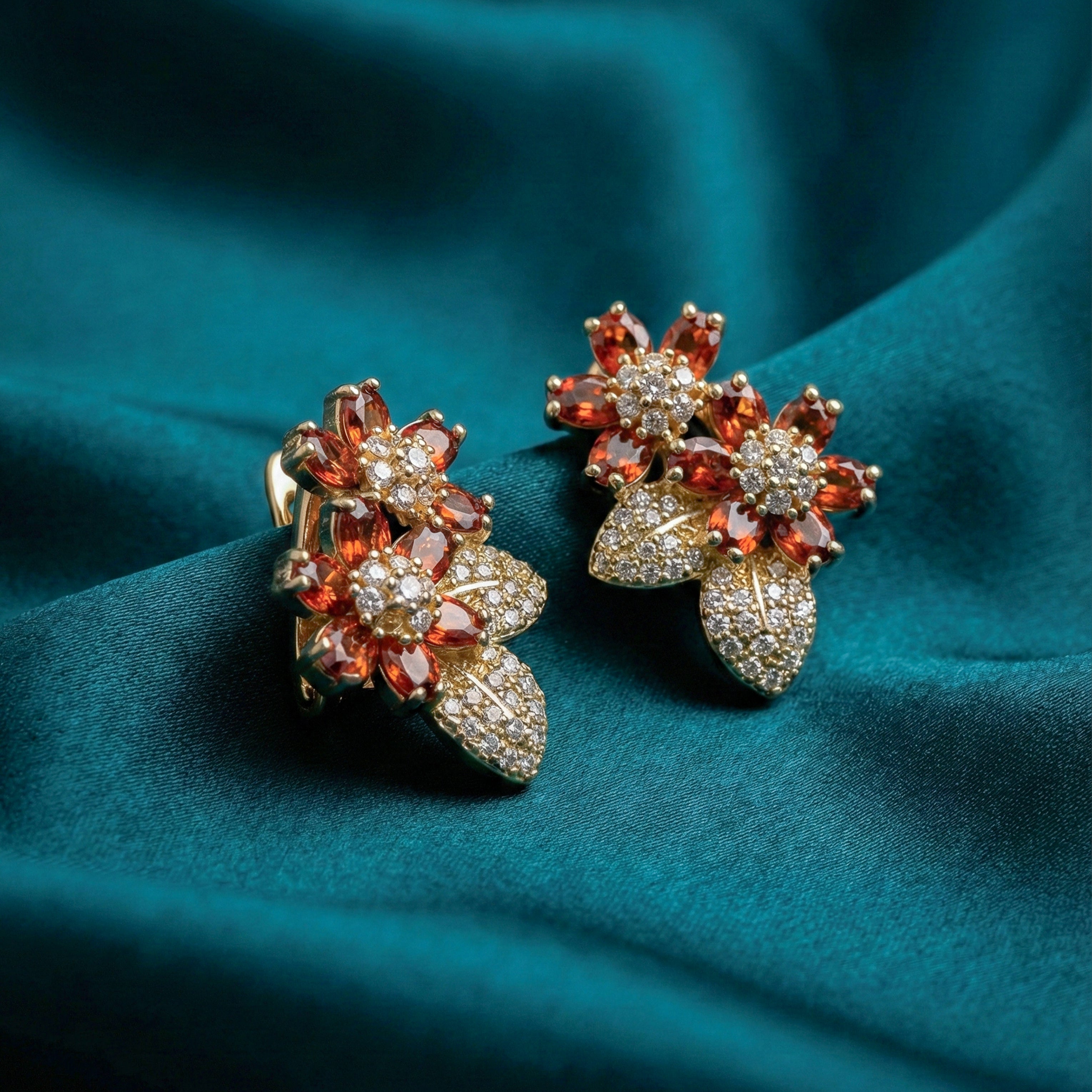 Gulnaar Shahi Crystal Earrings