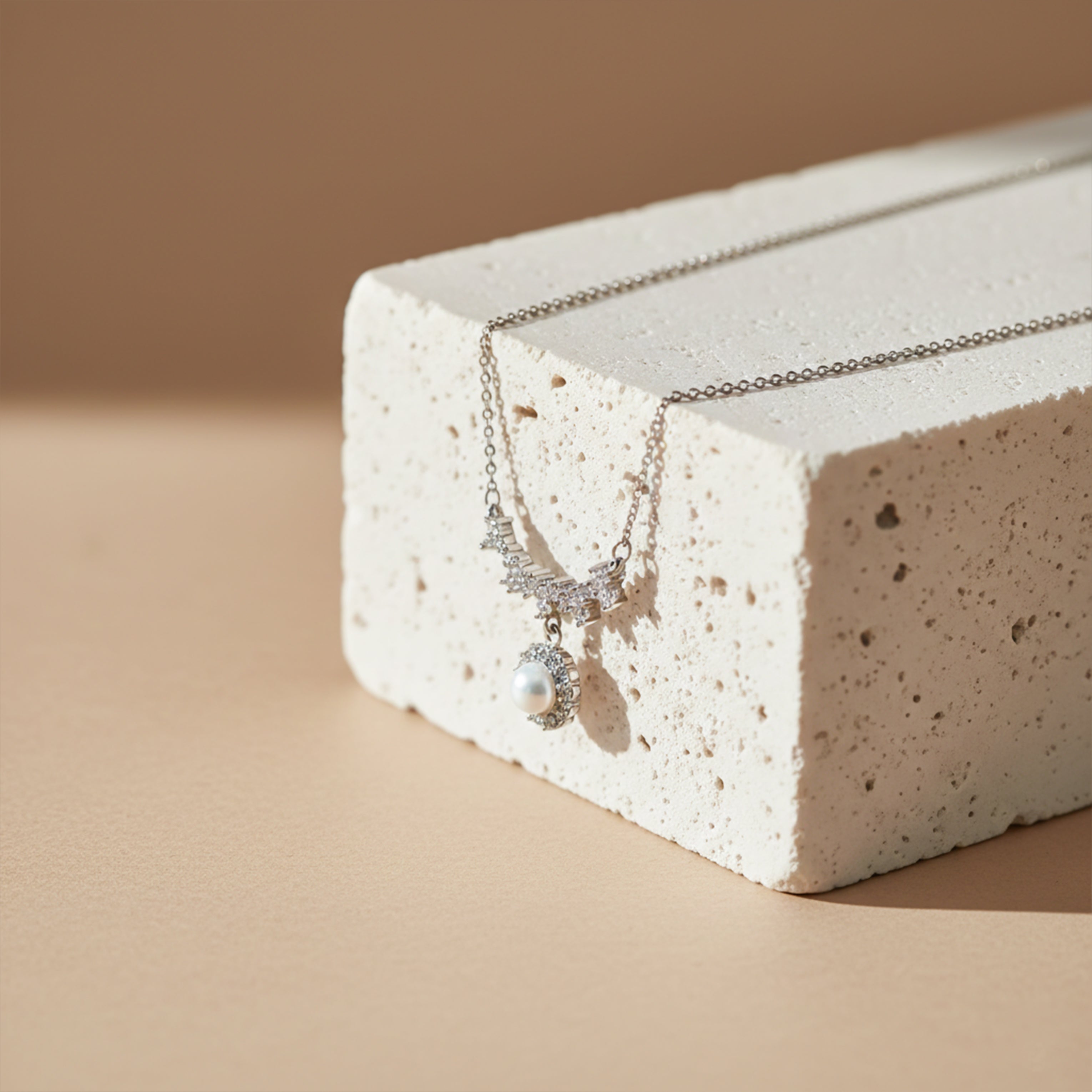 Elegant Opal Drop Pendant Necklace