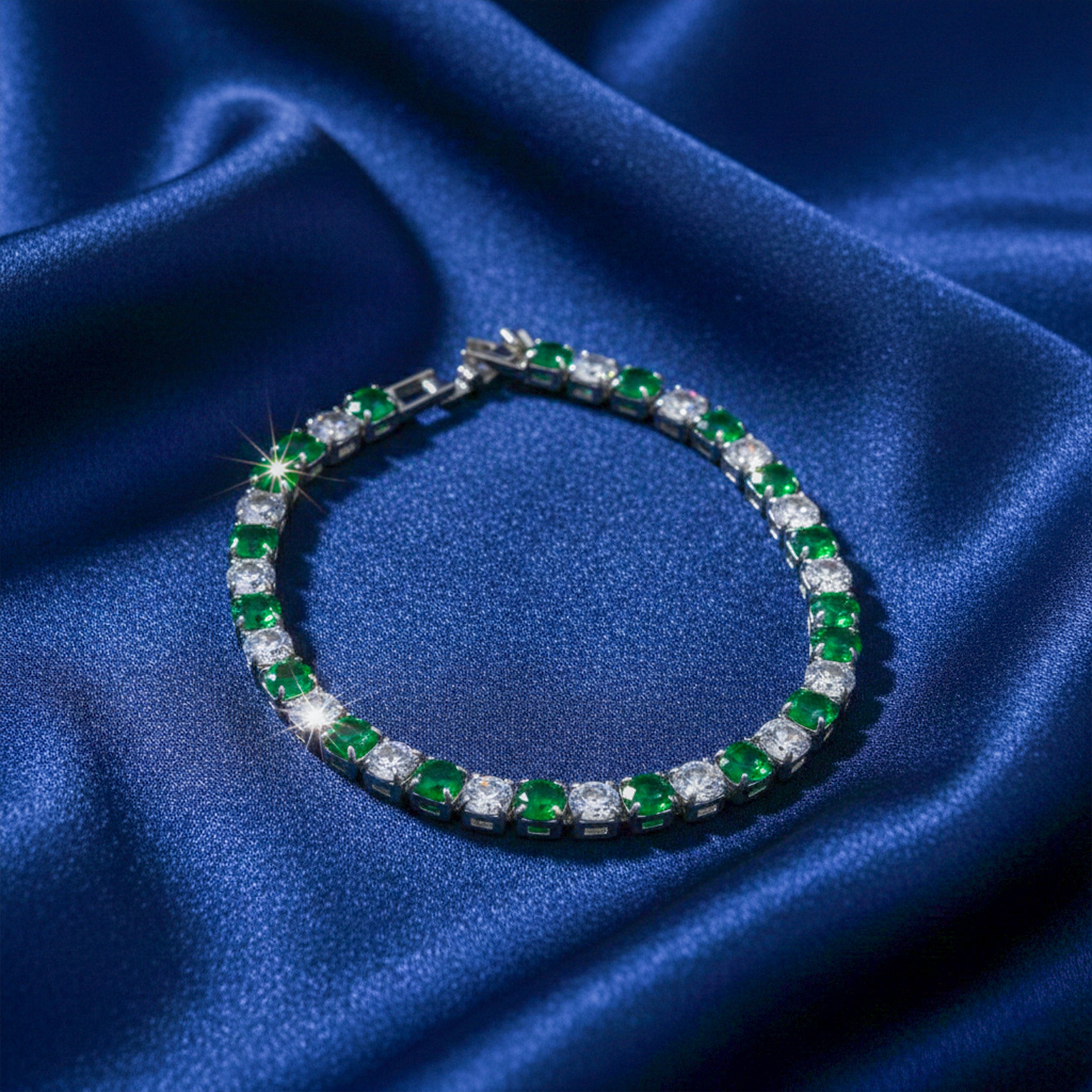 Imperial Emerald Sparkle Bracelet