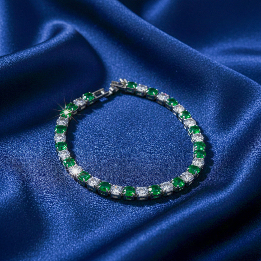 Imperial Emerald Sparkle Bracelet