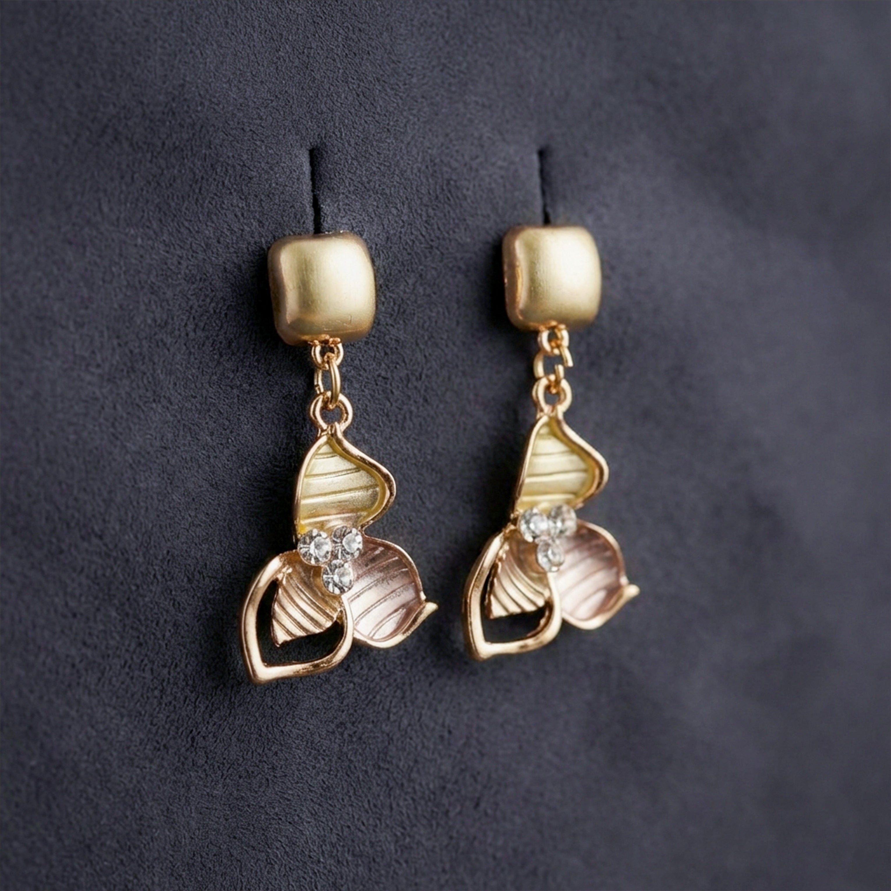 Golden Leaf Designer Earrings