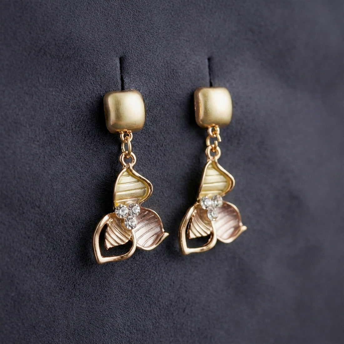 Golden Leaf Designer Earrings