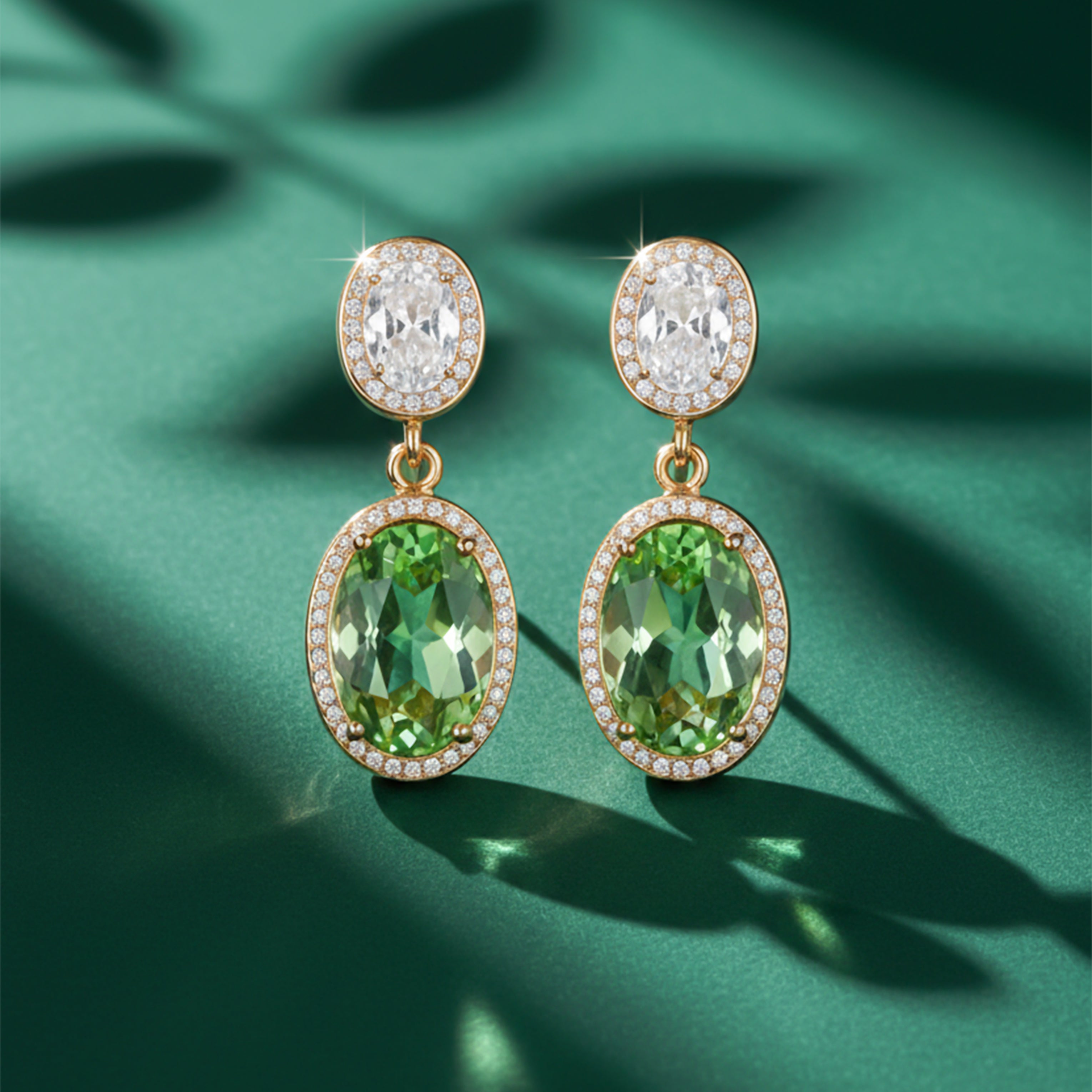 Prestige Double Stone Earrings
