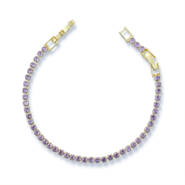 Elite Shine Gold Zircon Bracelet