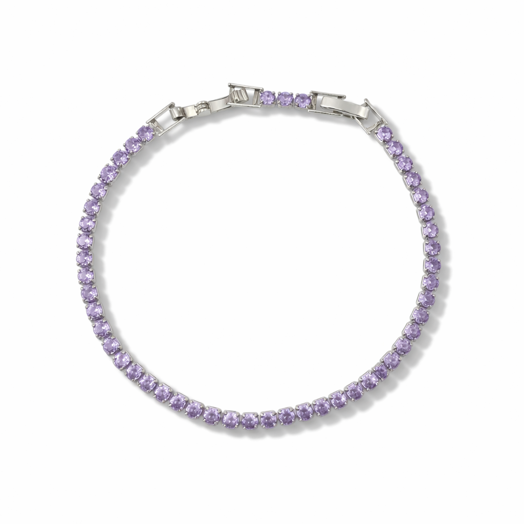 Azure Sapphire Tennis Bracelet