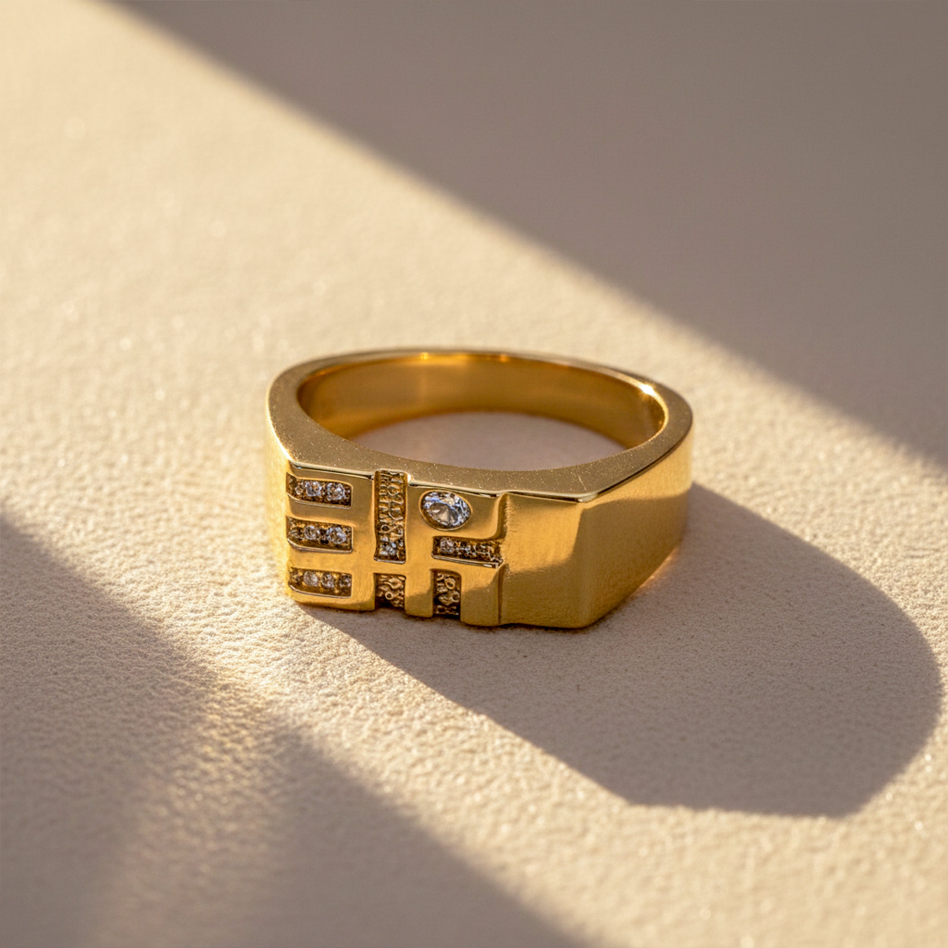 Elite Square Block Ring