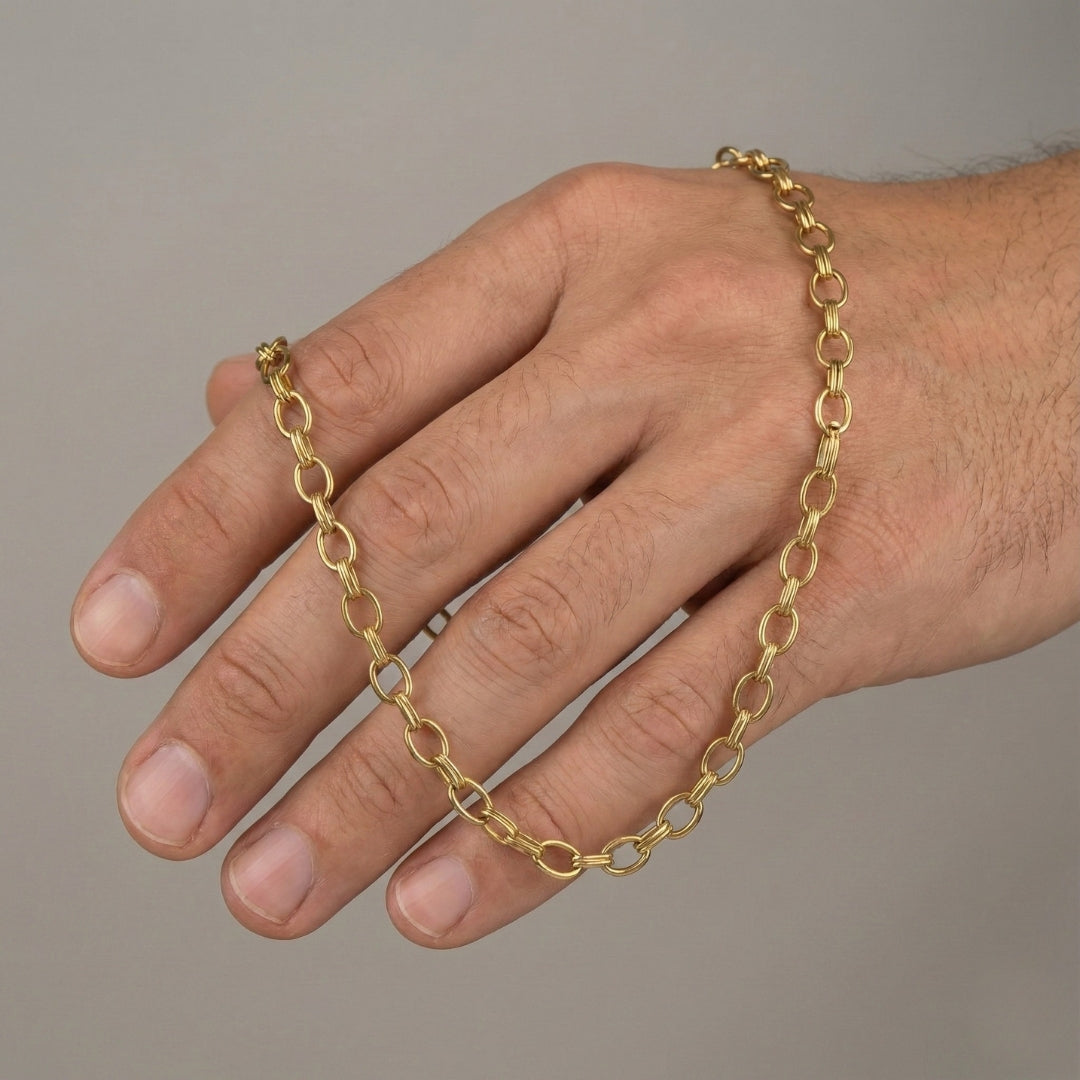 Stylish Oval Link Chain