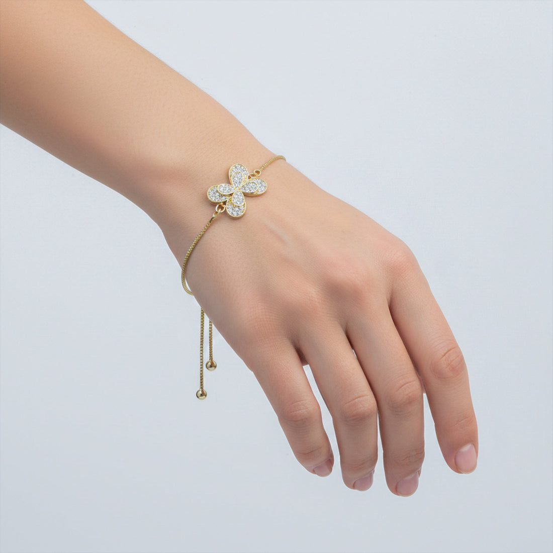 Golden Papillon Elegance Bracelet