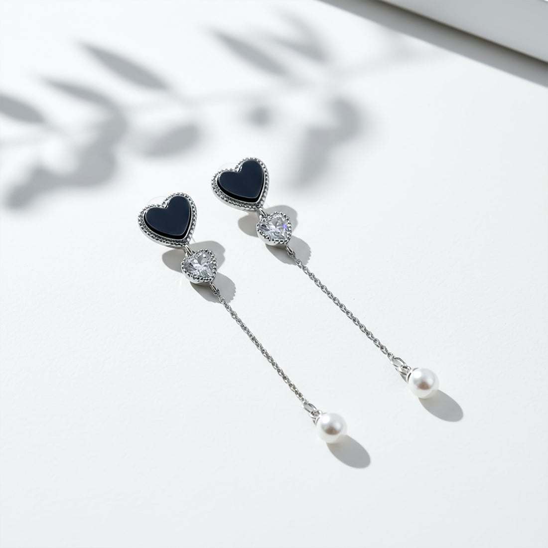 Obsidian Love Pearl Drops