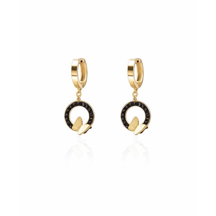 Chic Butterfly Loop Drop Earrings