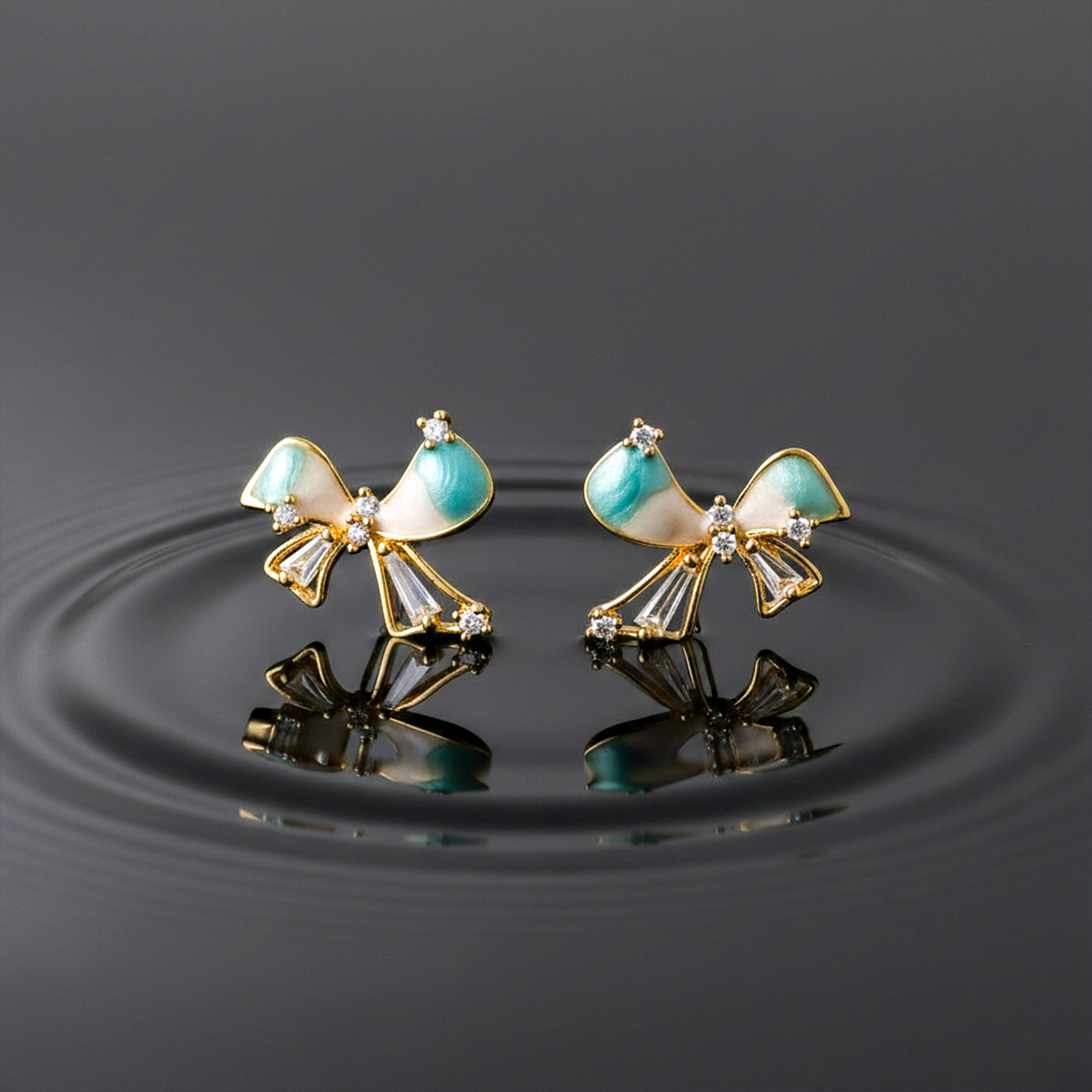 Velour Bow Radiance Earrings