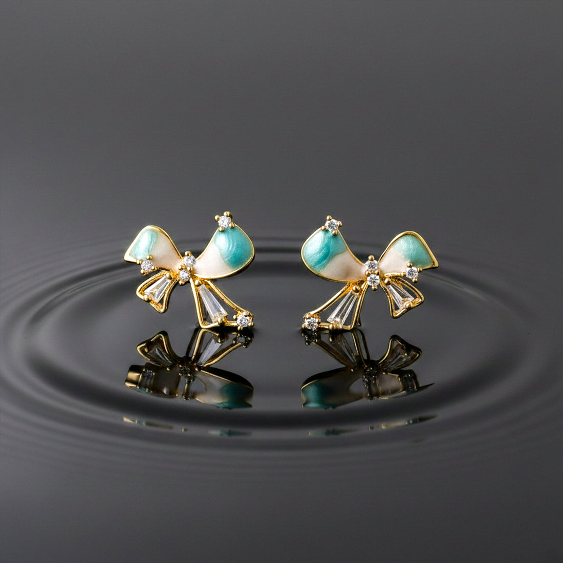 Velour Bow Radiance Earrings
