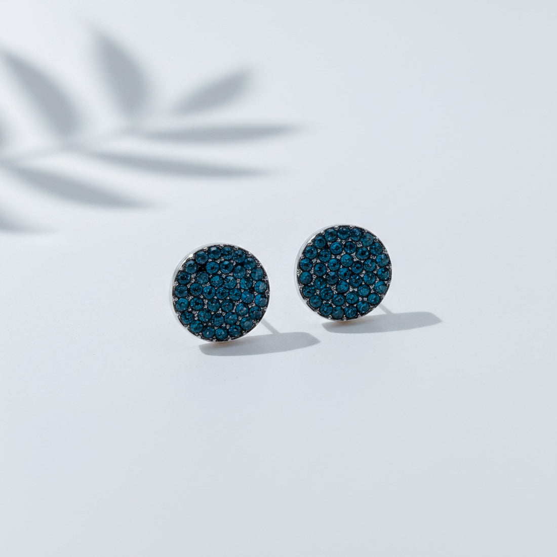 Sapphire Spark Pave Earrings