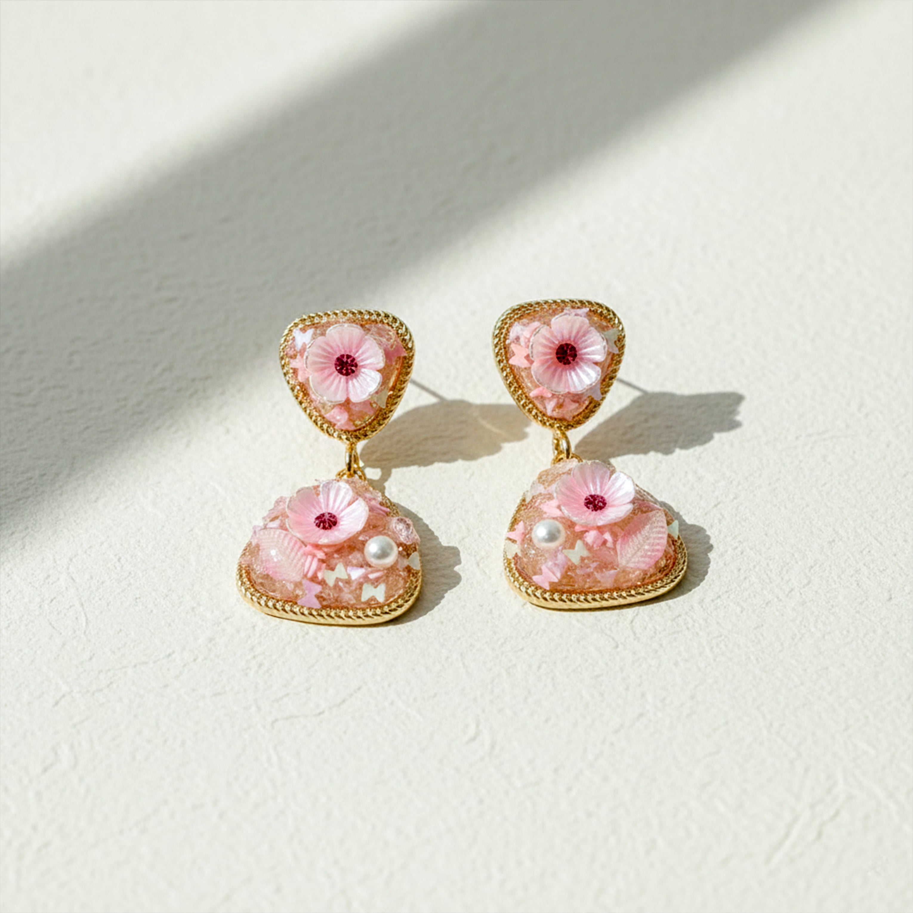 Rose Bloom Designer Earrings