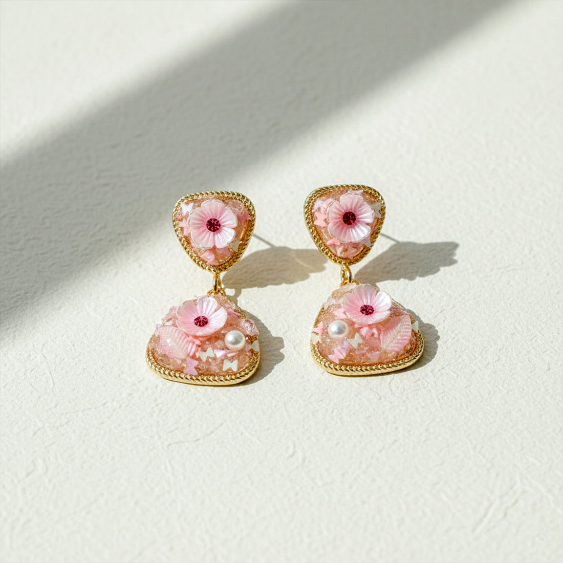 Rose Bloom Designer Earrings