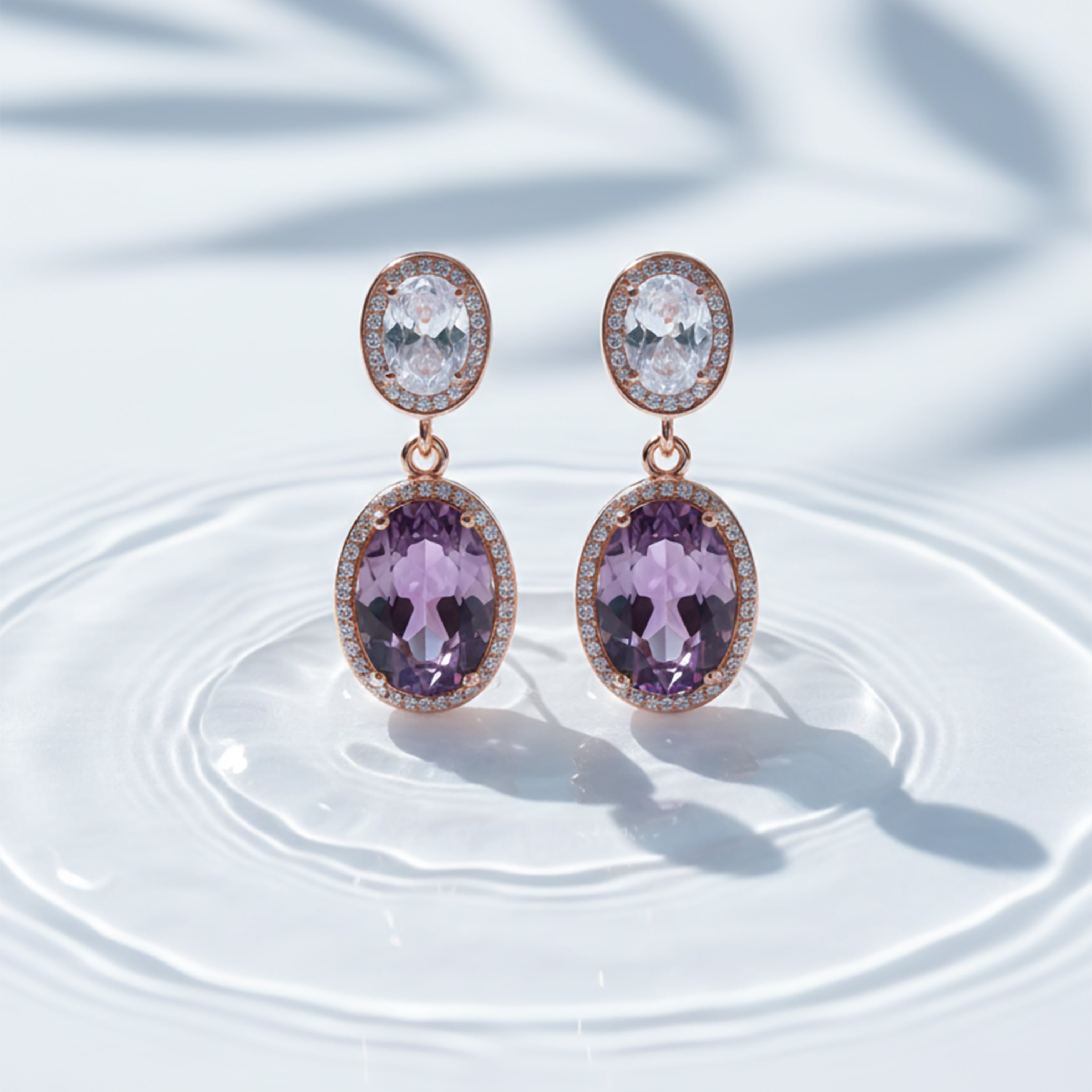 Prestige Double Stone Earrings