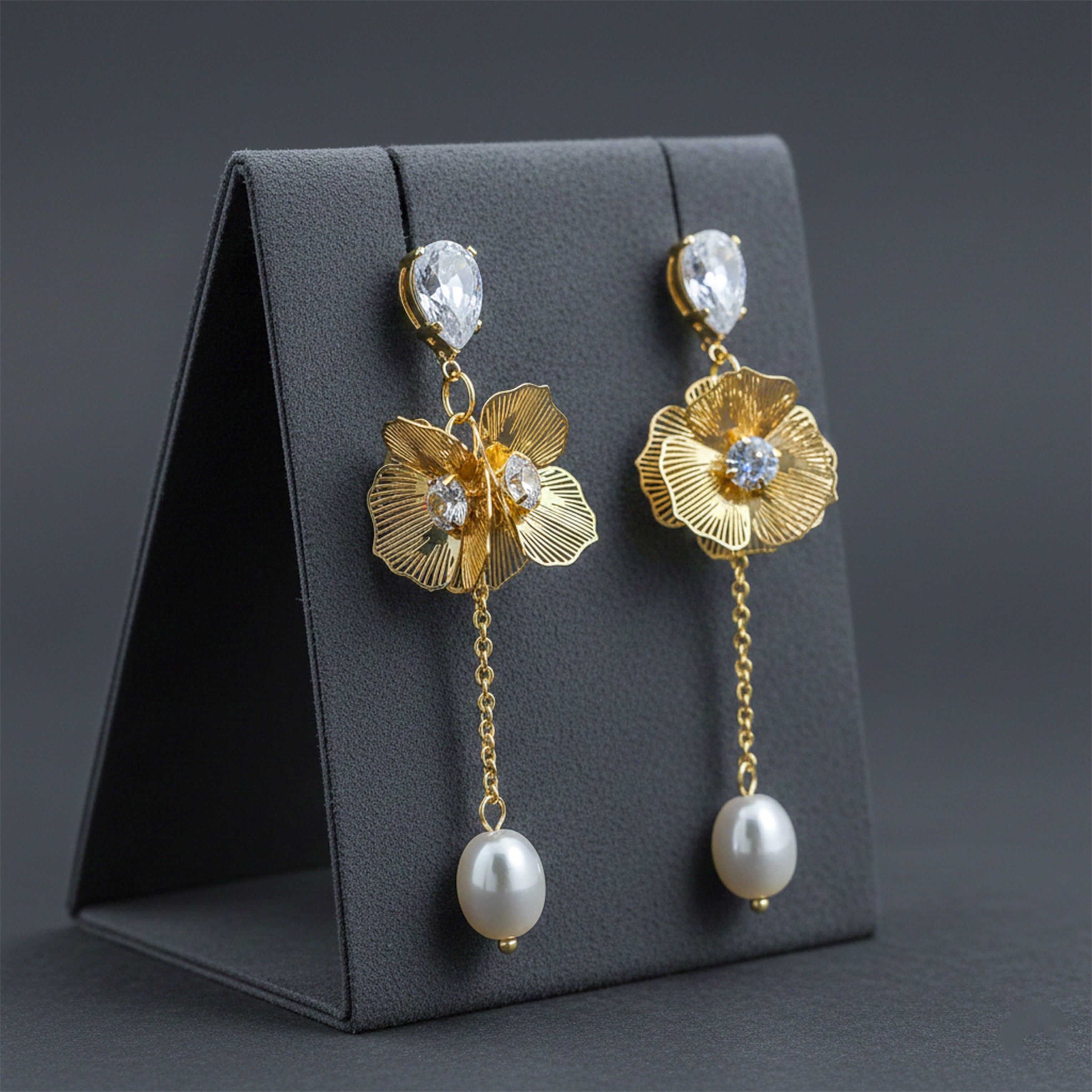 Ethereal Floral Drops Earrings