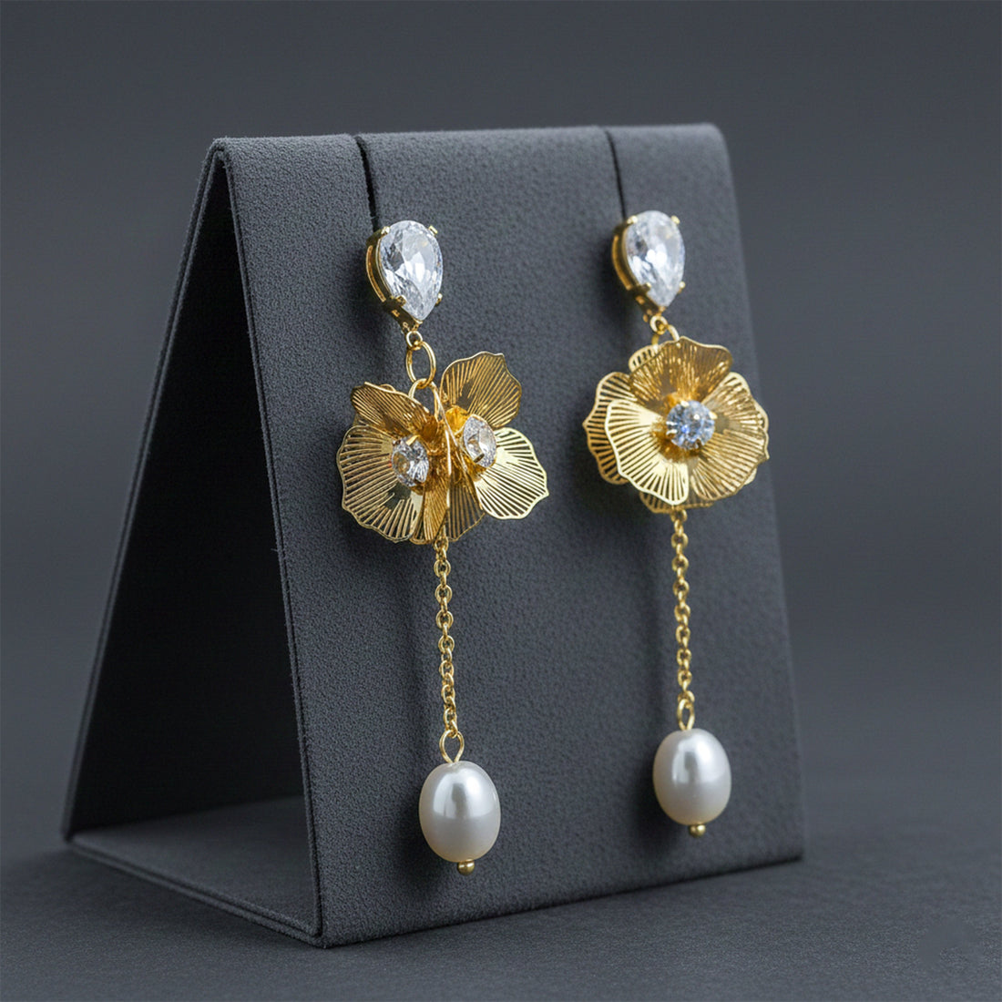 Ethereal Floral Drops Earrings