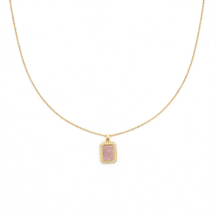 Blush Radiance Pendant Necklace