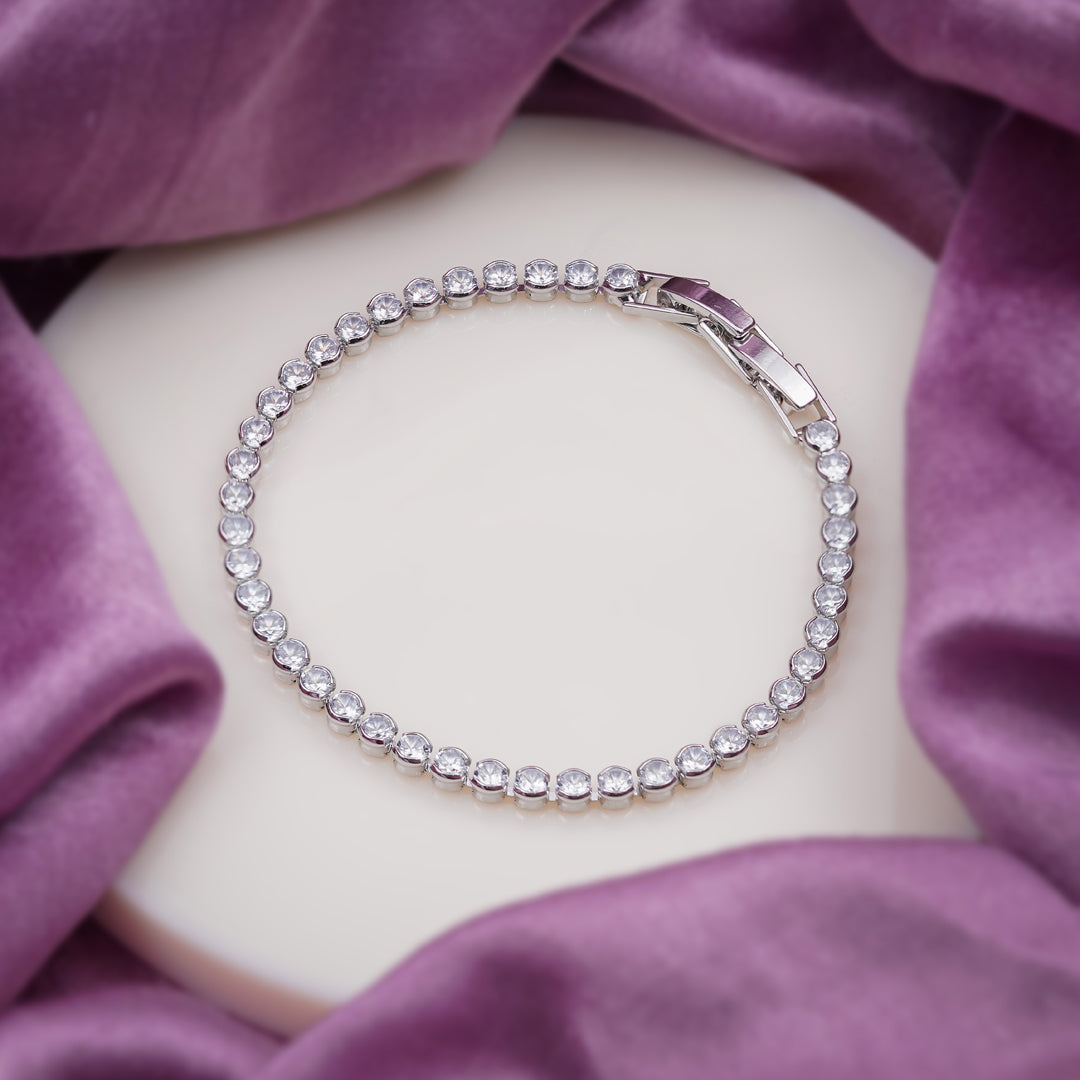 Radiant Line Crystal Bracelet