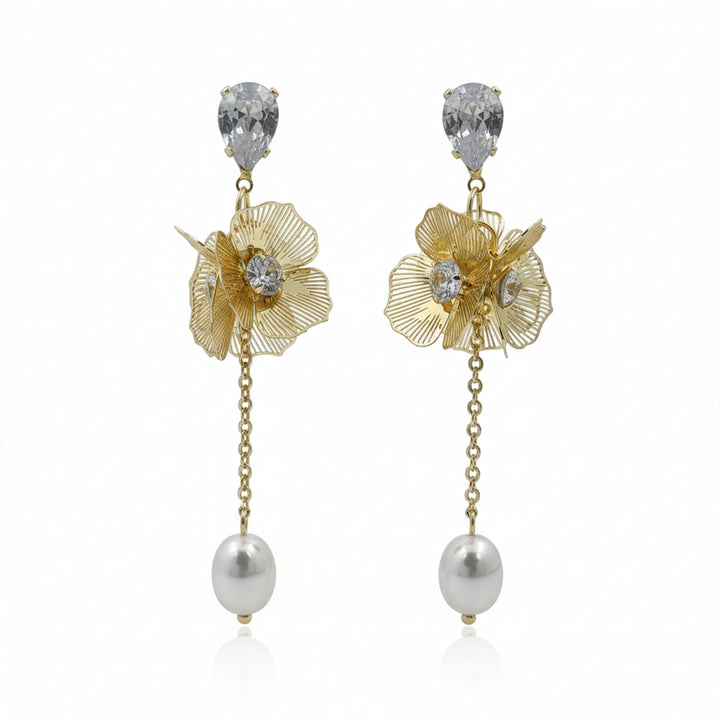 Ethereal Floral Drops Earrings