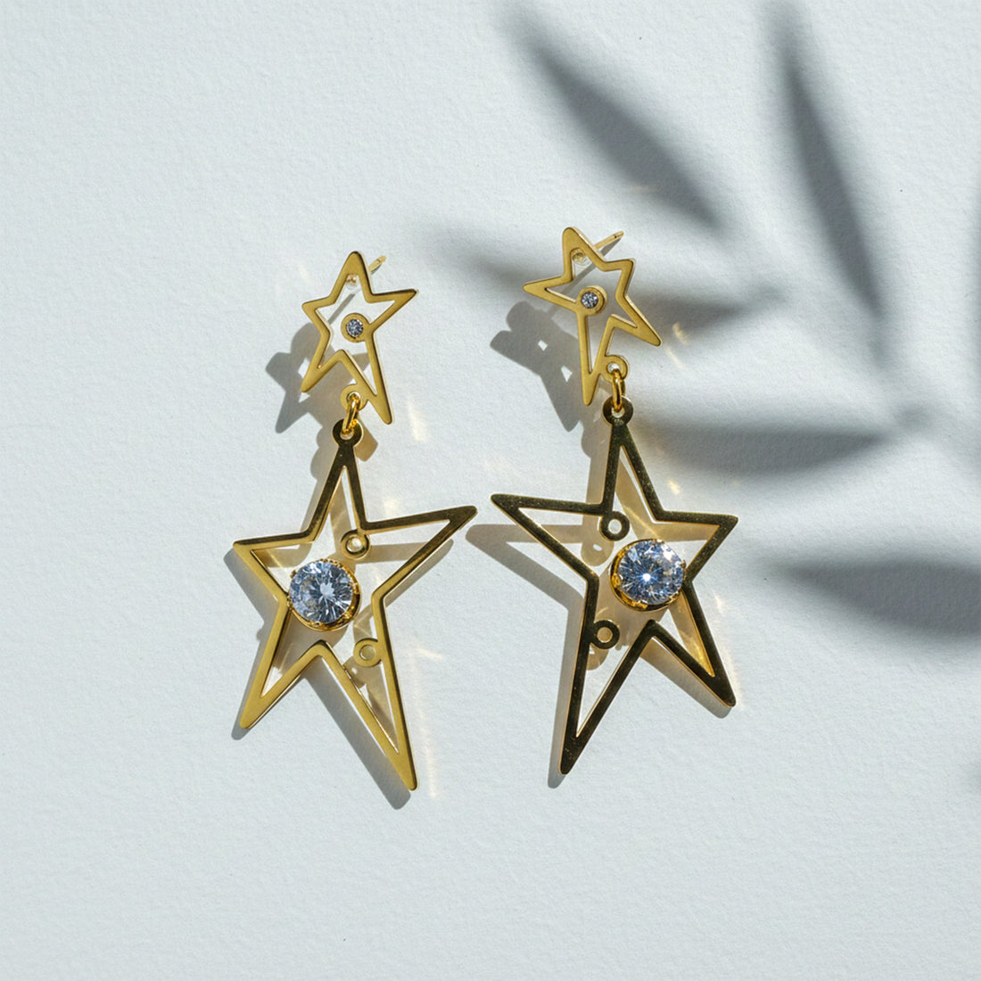 Galaxy Star Dangle Earrings