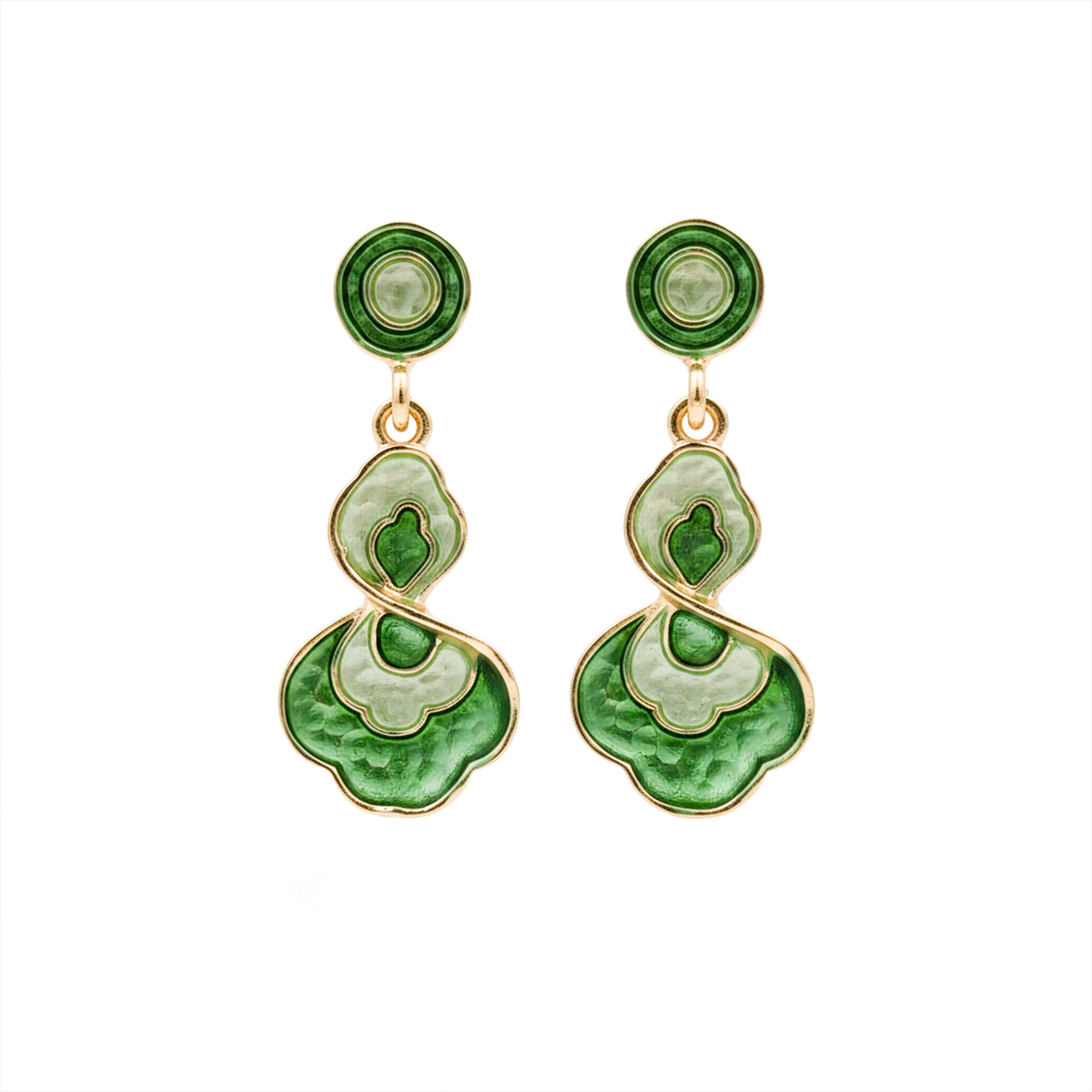 Opaline Green Luxe Earrings