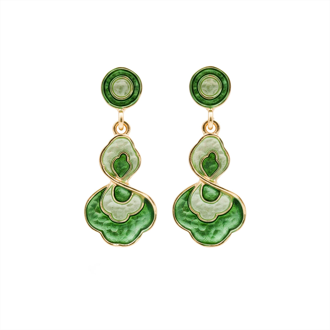 Opaline Green Luxe Earrings