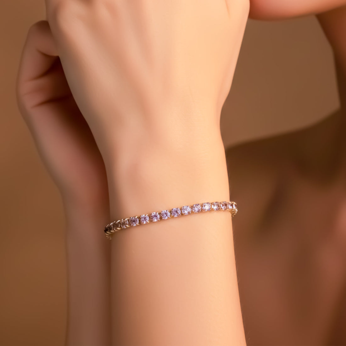 Elite Shine Gold Zircon Bracelet