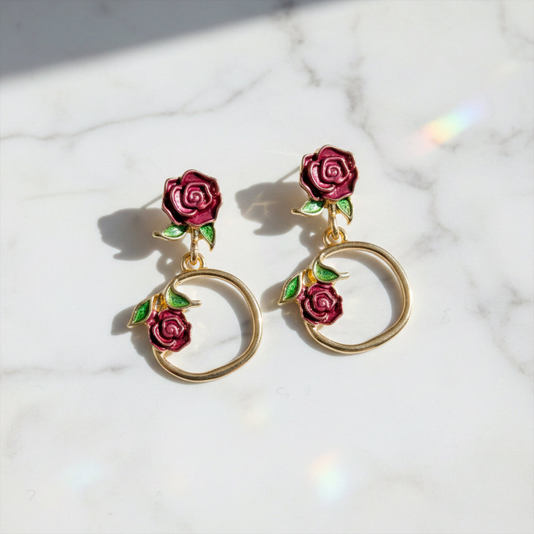 Rose Loop Luxe Earrings
