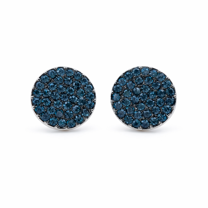 Sapphire Spark Pave Earrings