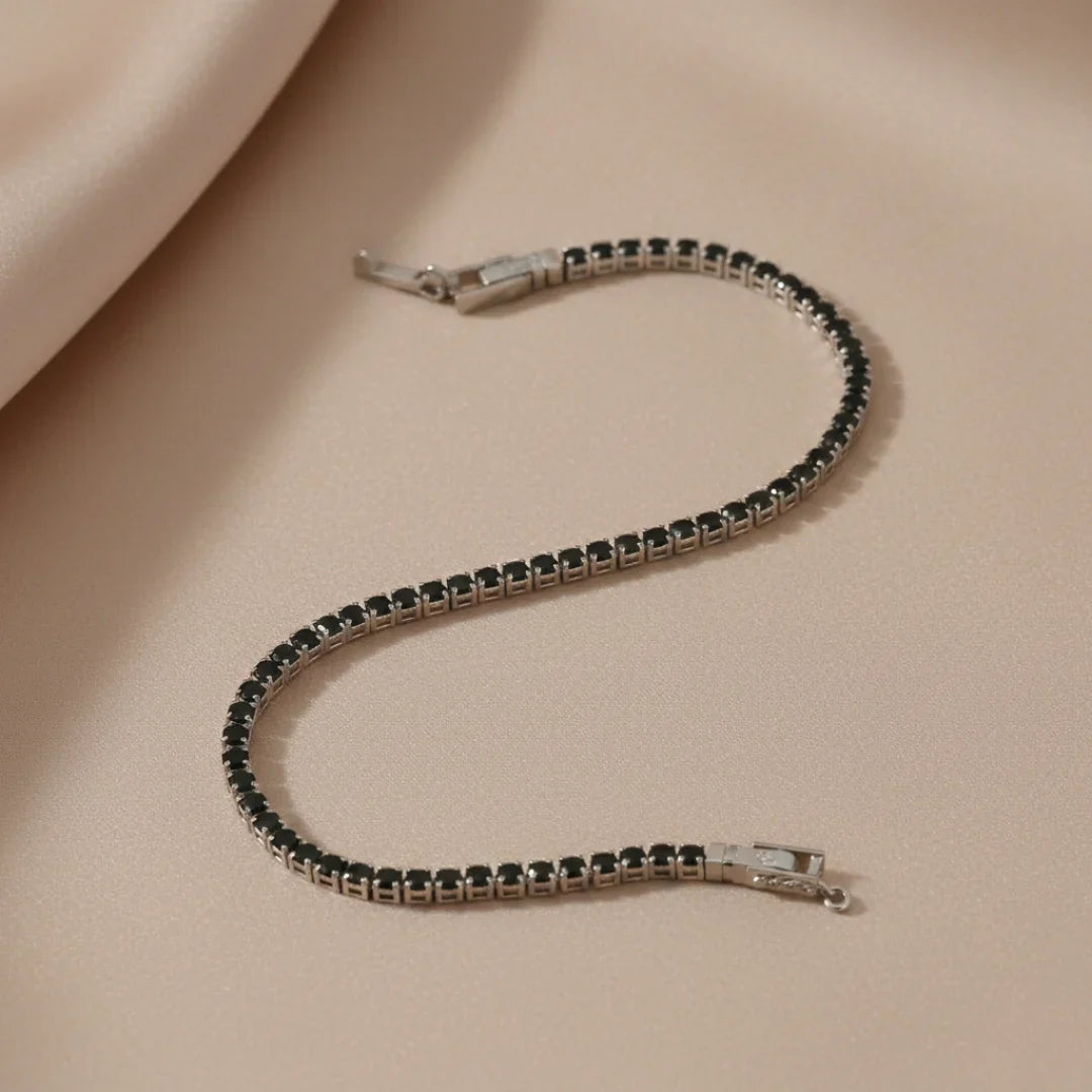 Azure Sapphire Tennis Bracelet