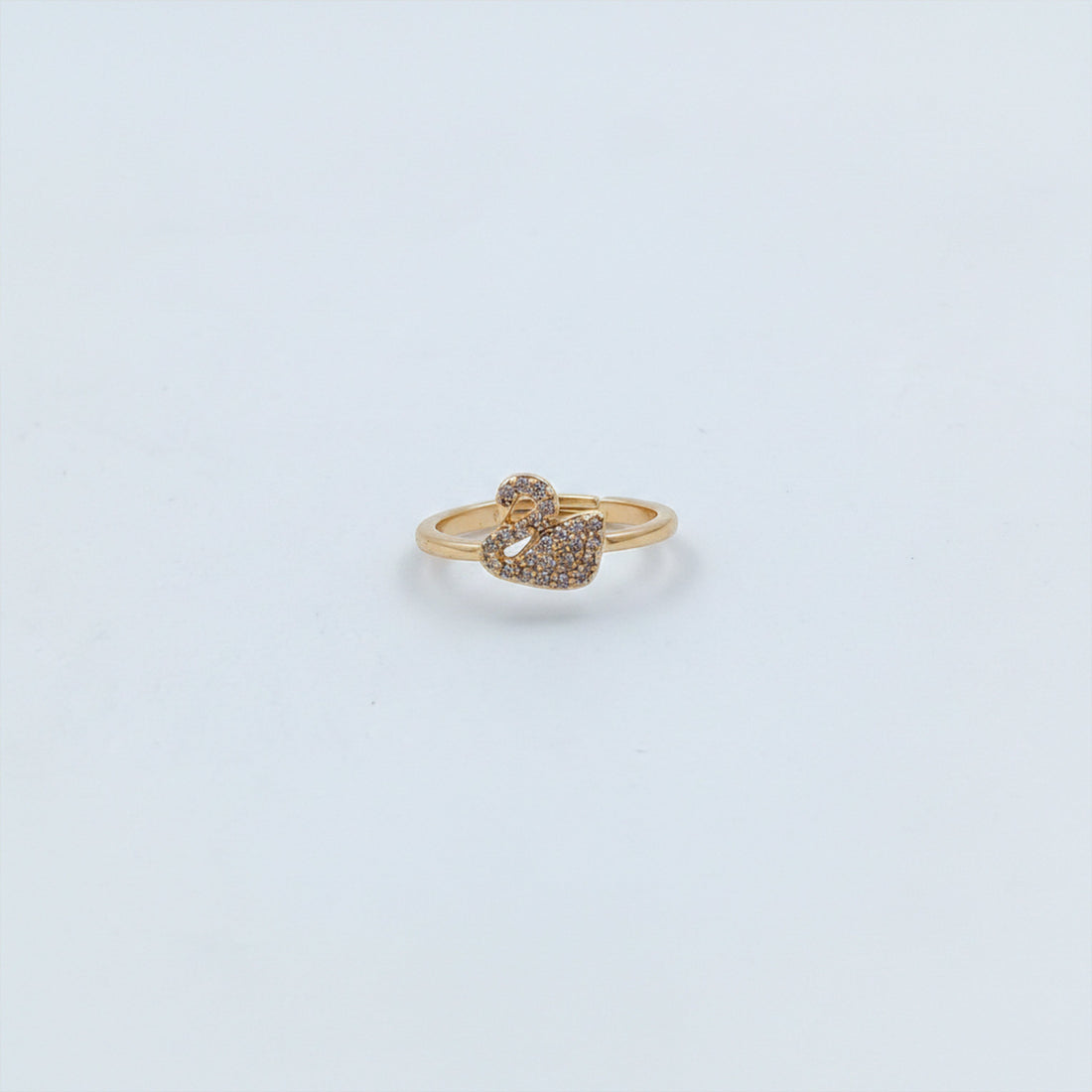 Swan Elegance Diamond Ring
