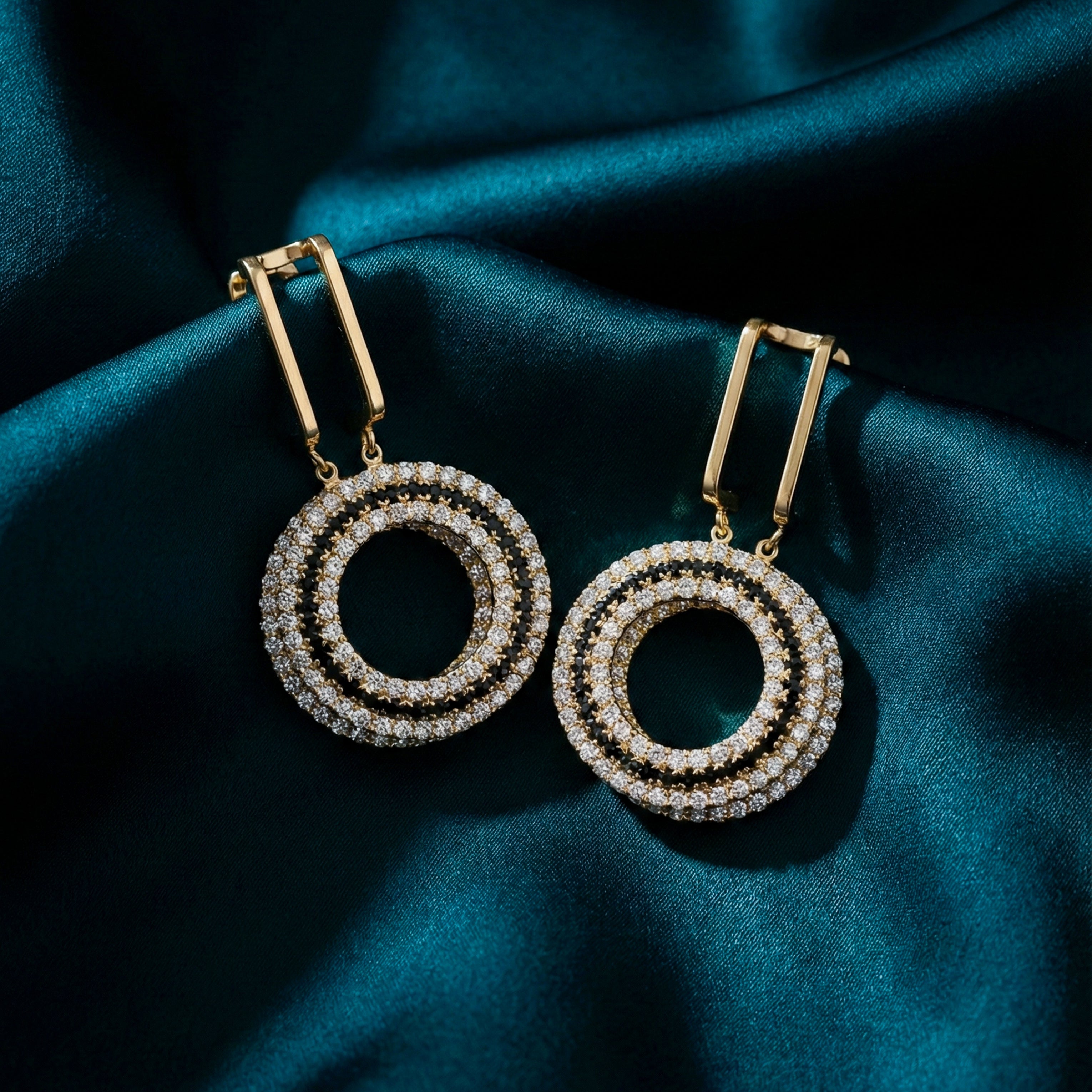 Orbella Crystal Drops Earrings