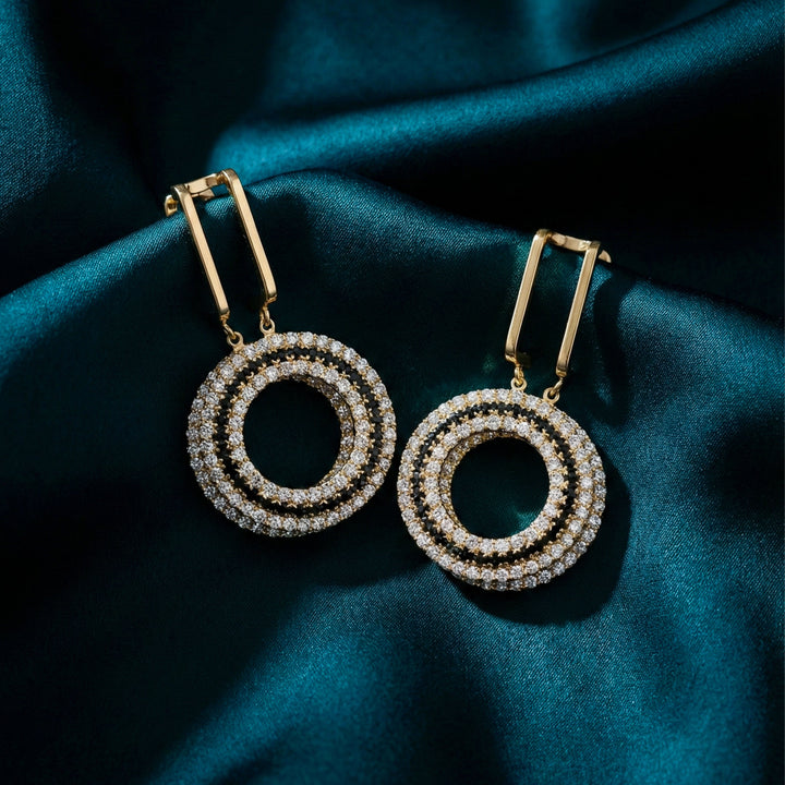 Orbella Crystal Drops Earrings
