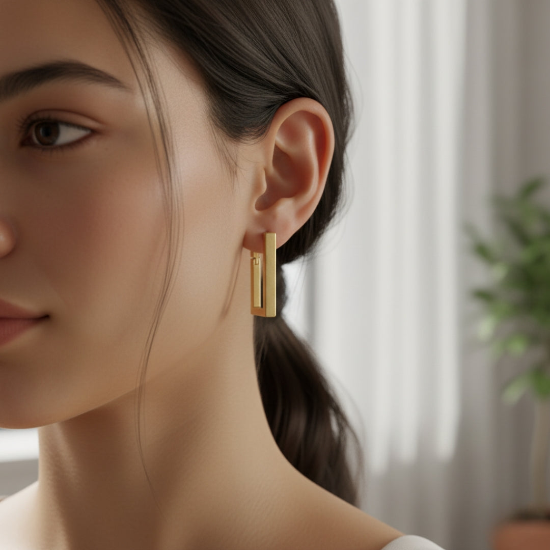 Classic Square Earrings