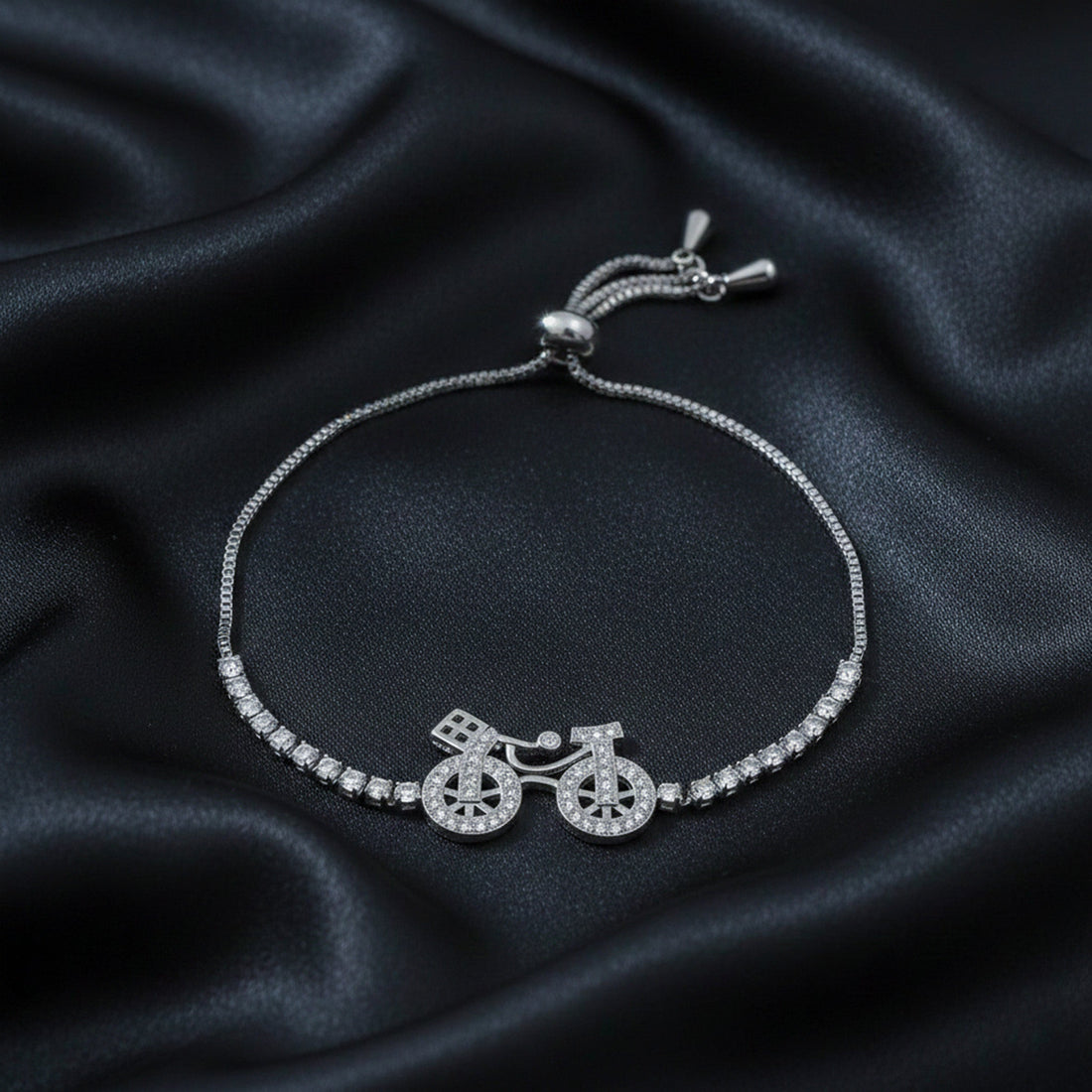 Silver Cycle Elegance Bracelet