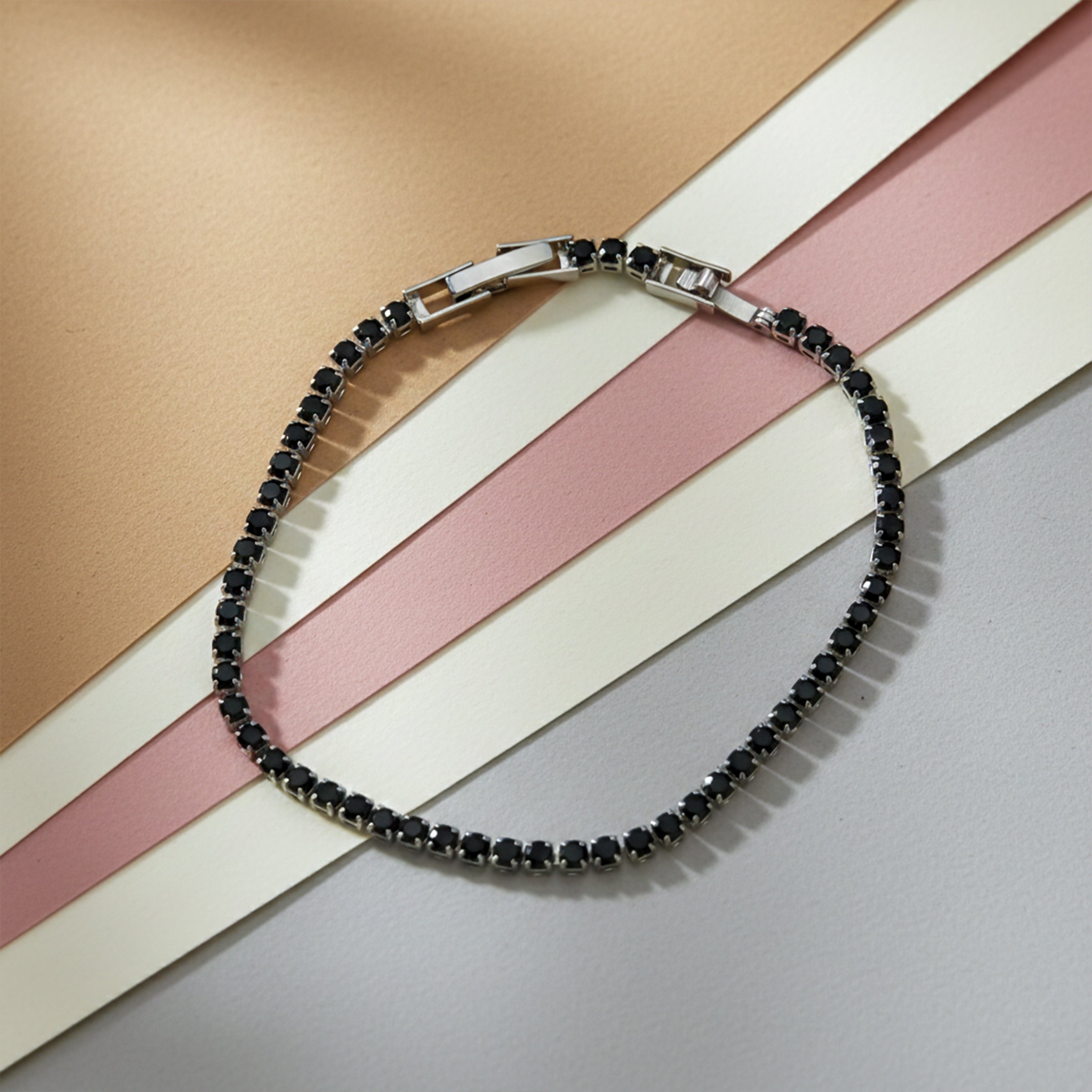 Eclipse Elegance Tennis Bracelet