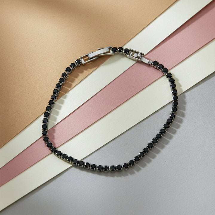 Eclipse Elegance Tennis Bracelet