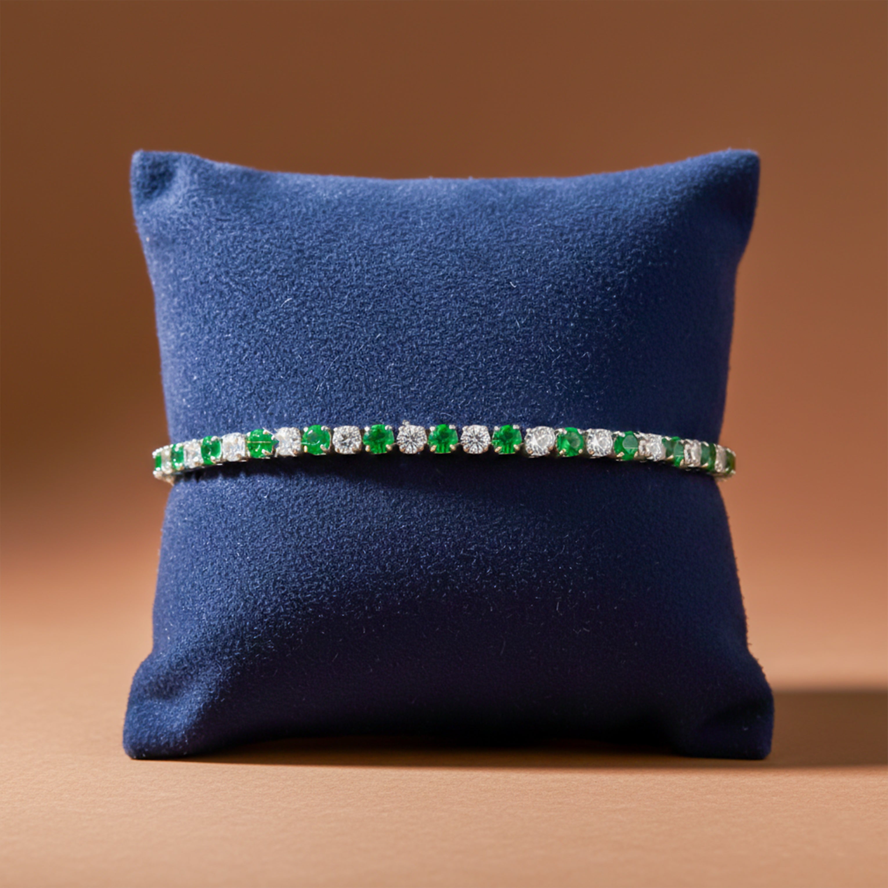 Imperial Emerald Diamond Glow Bracelet