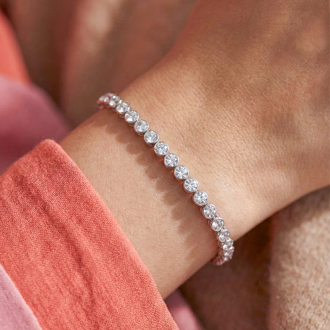 Radiant Line Crystal Bracelet
