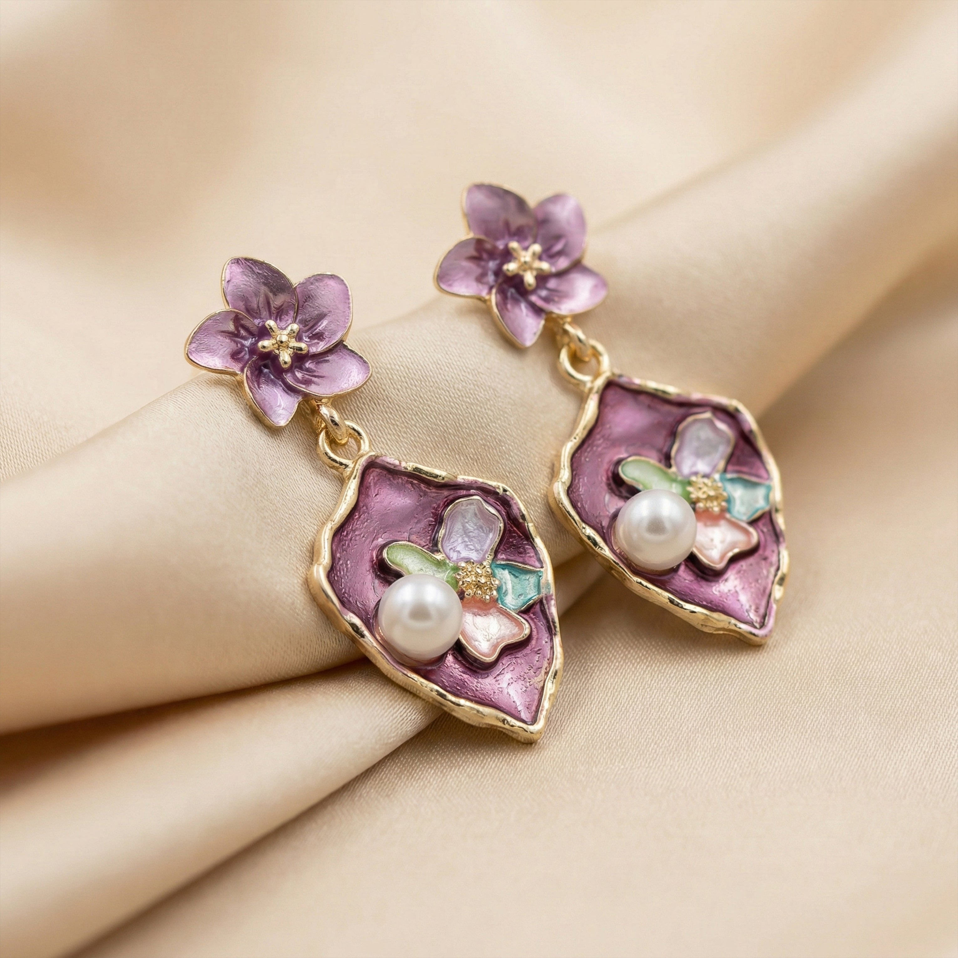 Amethyst Bloom Earrings