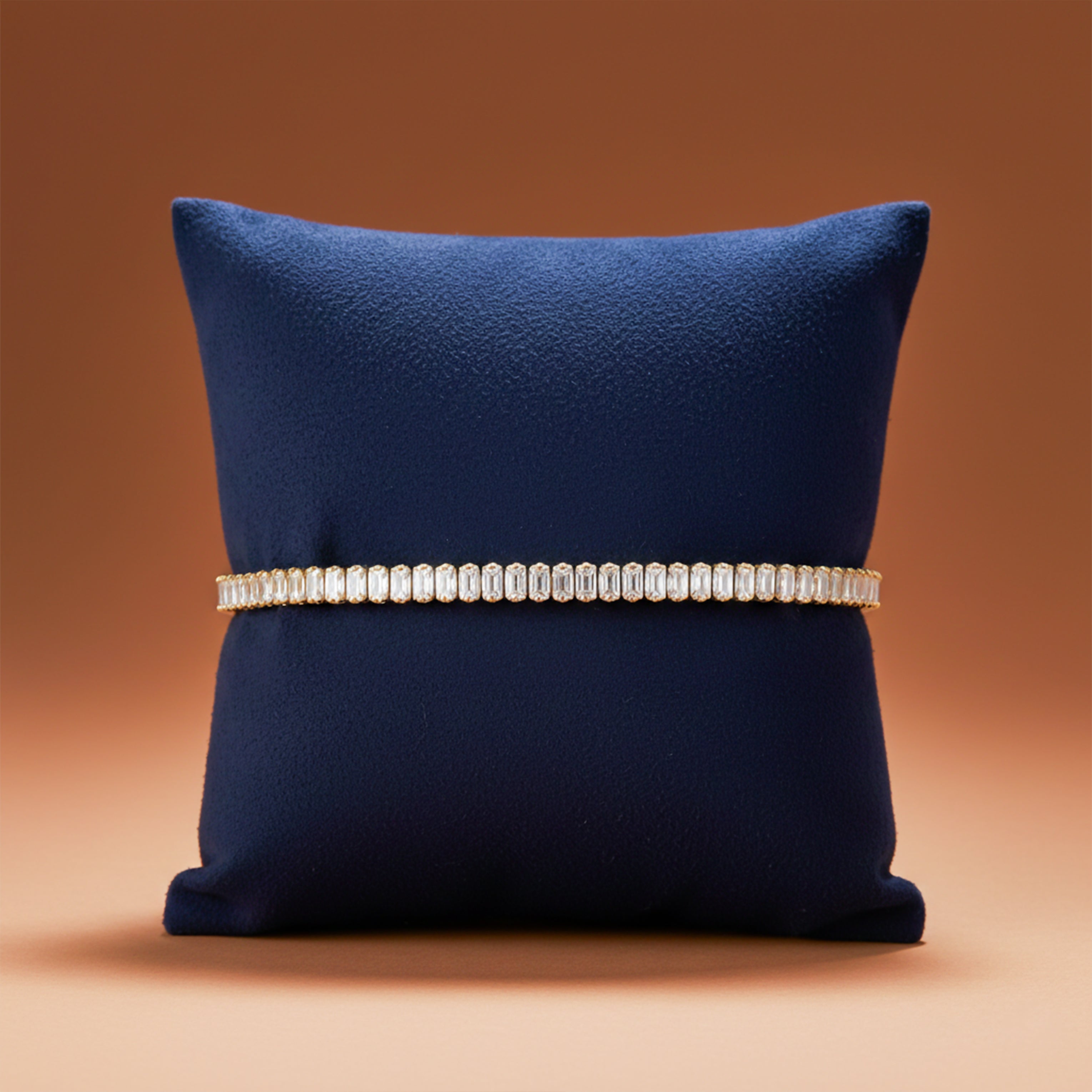 Classic Gold CZ Tennis Bracelet