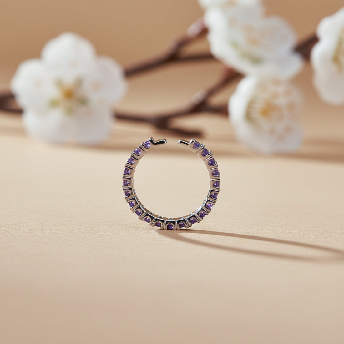 Violet Eternity Ring