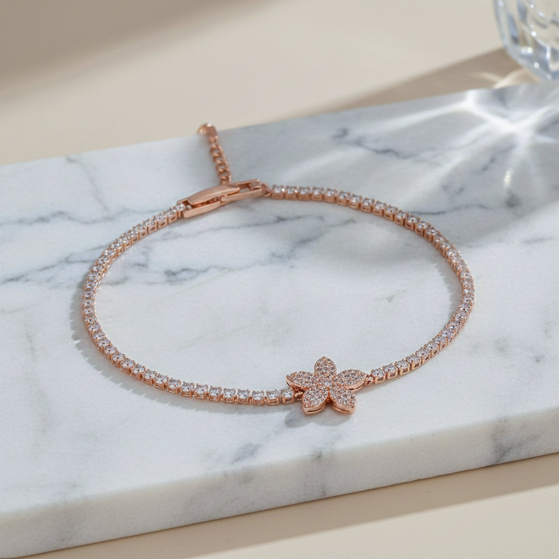 Flora Royale Diamond Tennis Bracelet
