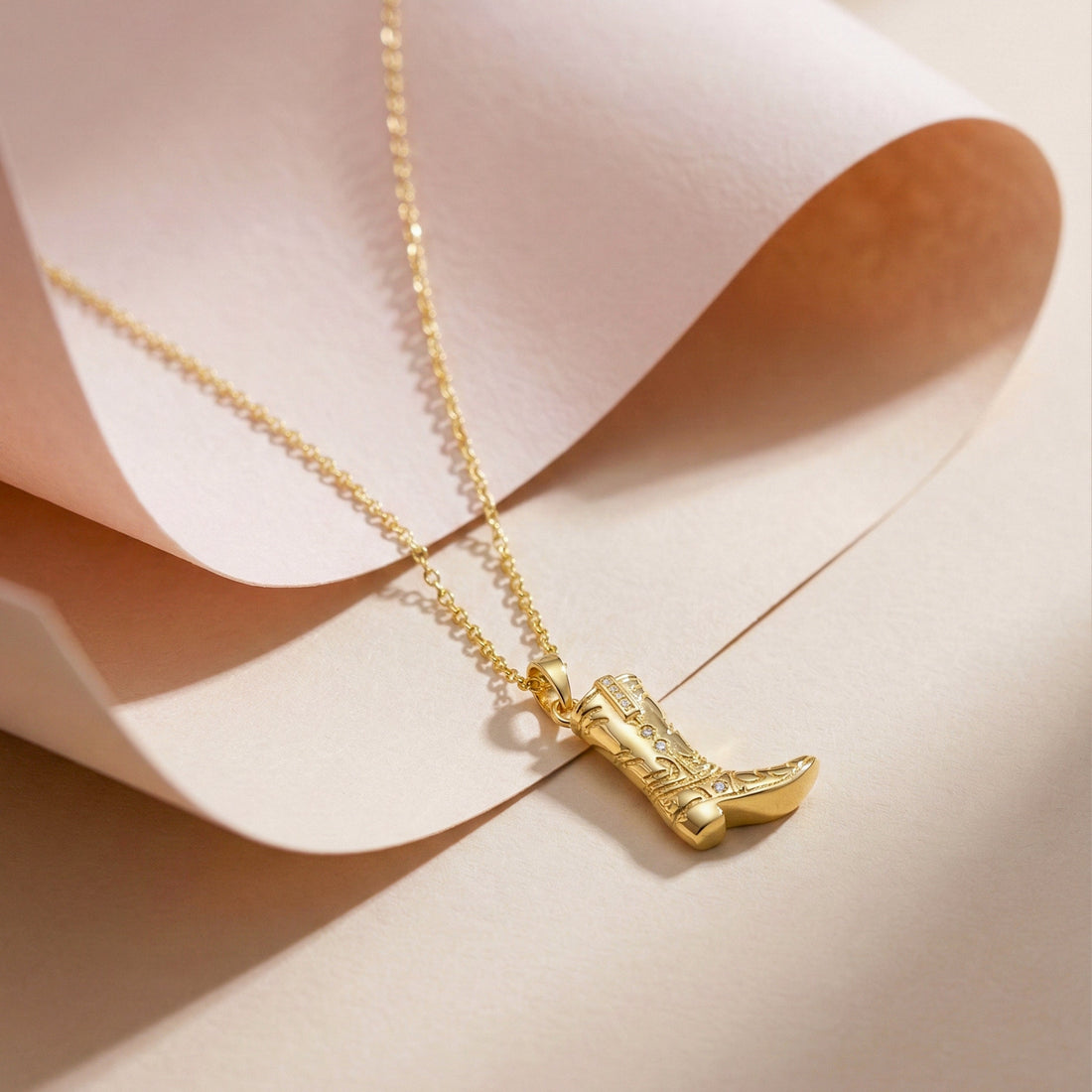 Aurielle Luxe Boot Necklace