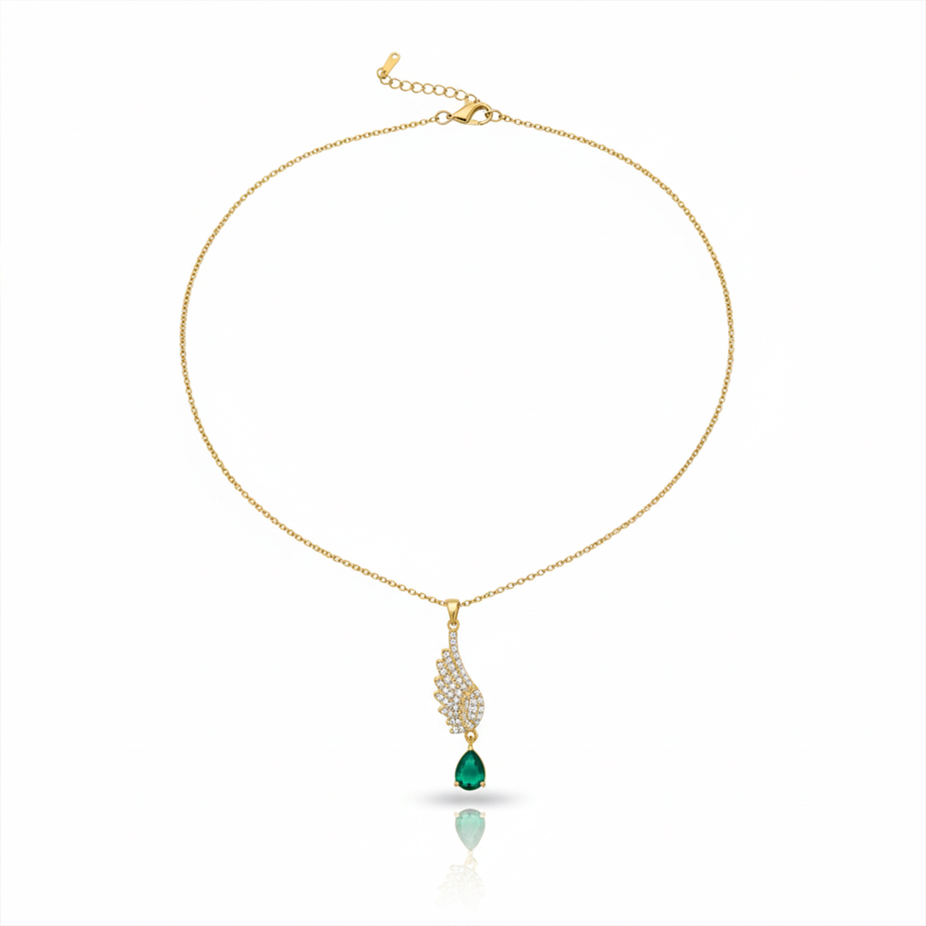 Angel Wing Pendant Necklace