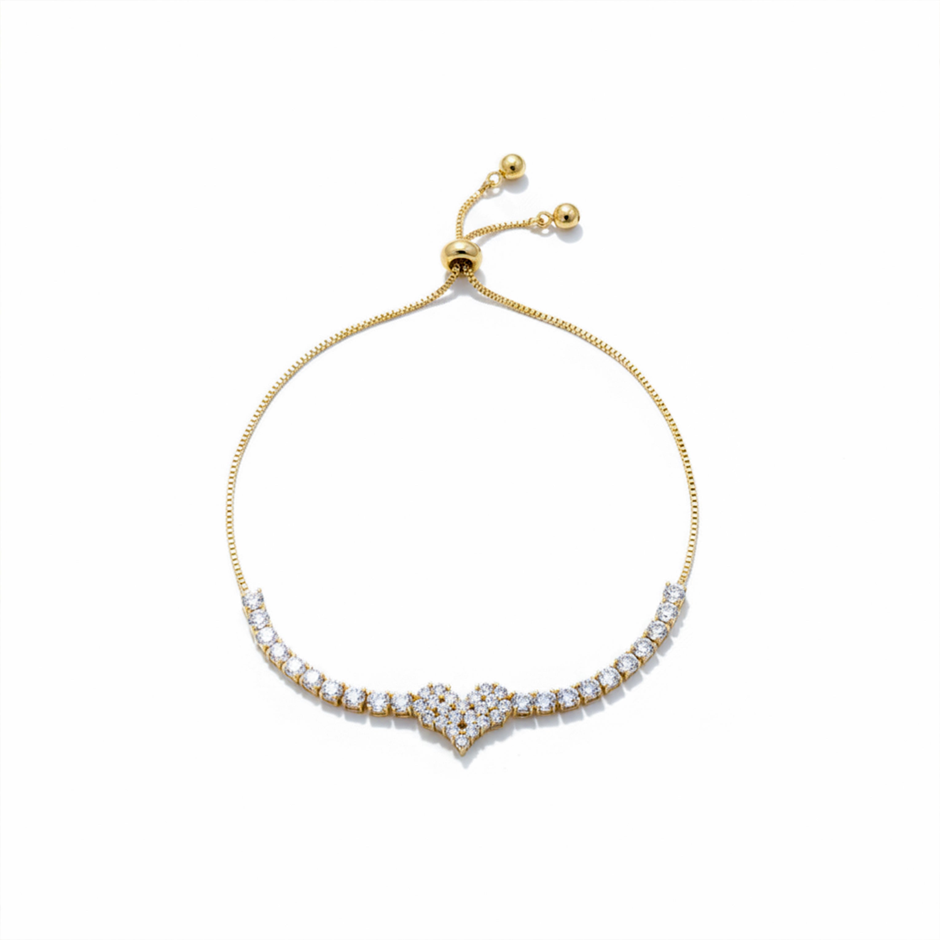 Dazzle Crown Zircon Bracelet